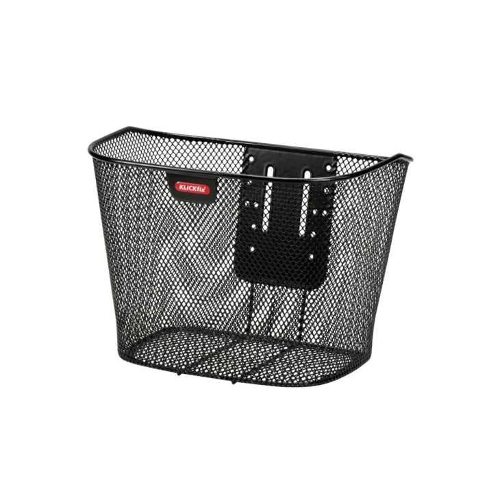 Klickfix: K0397A Panier Uni noir + fixation fixe Panier pour un montage permanent sur cintre avec attache