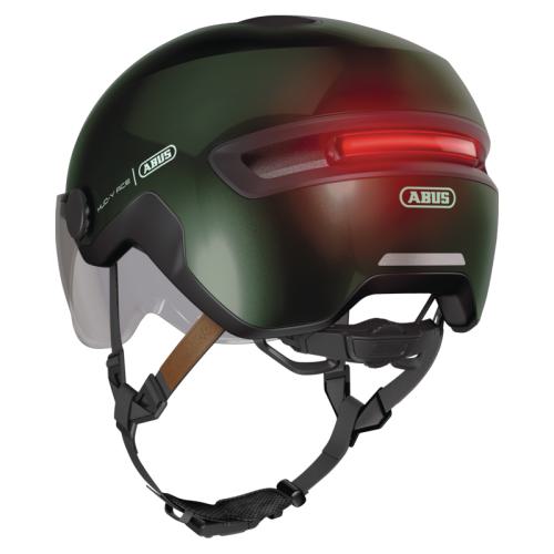 CASQUE ABUS URBAN HUD-Y ACE + ECRAN ECLAIRAGE à USB 54/58CM