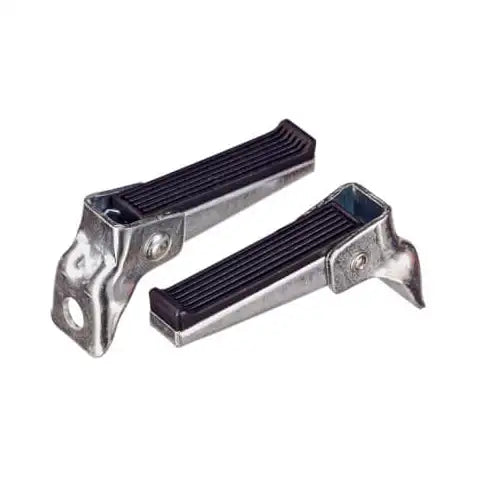 Bobike- Repose pieds se fixe sur l'axe arrière Chromée/noir