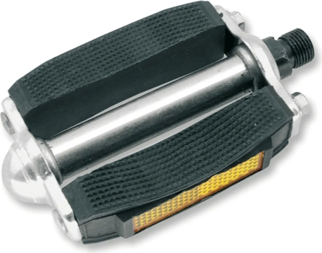 Pédales de vélo V BIKE Paire de pédales de vélo M-14 avec réflecteurs, noir ,  PAS DE VIS 14-125