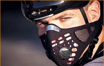 RESPRO SPORT Masque antipollution, Noir, Taille M