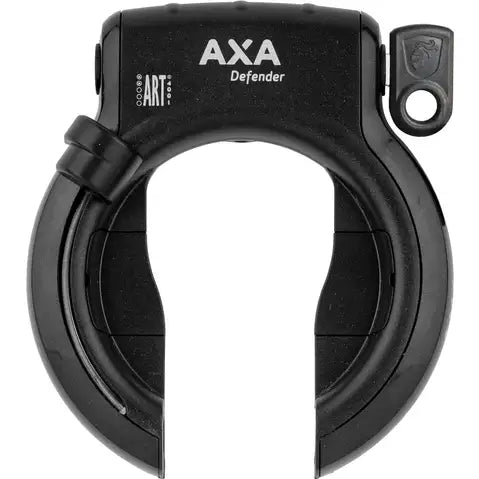 Antivol Axa Defender noir, sécurité maximale avec option de branchement supplémentaire, ART 2** Se fixe sur le Cadre
