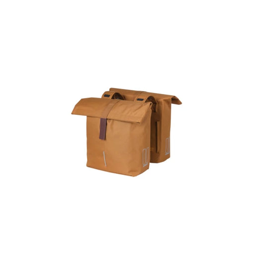 BASIL CITY DOUBLEsacoche de vélo, 28-32L, brun chameau