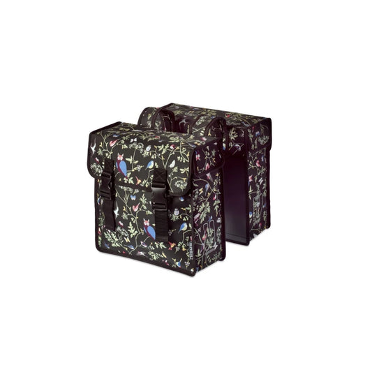 BASIL WANDERLUST-DOUBLE BAG, sacoche double, 35L, charcoal