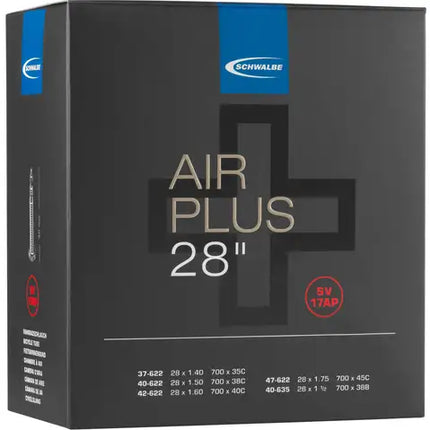 Schwalbe  Chambre à air SV17AP Air plus 28 x 1.40 - 1.75 Valve Presta 40mm