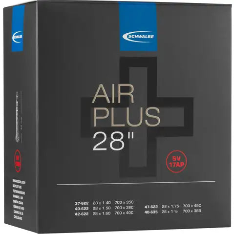 Schwalbe  Chambre à air SV17AP Air plus 28 x 1.40 - 1.75 Valve Presta 40mm
