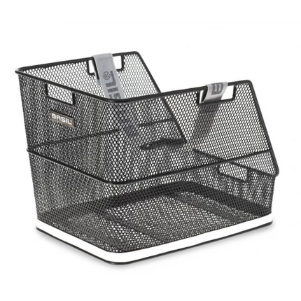 Basil:Class Panier arrière se fixe sur le porte-bagages