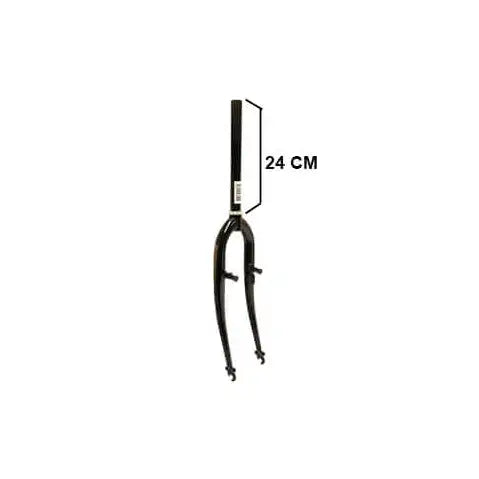 Fourche Avant Robuste 26" 1 pouce, VTT, Vélo Electrique Noir pour frein Cantilever ou V brake