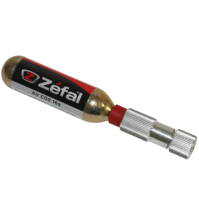 GONFLEUR ZEFAL EZ CONTROL (DEBIT REGLABLE) AVEC CARTOUCHE CO2 FILETE 16g (VP/VS)