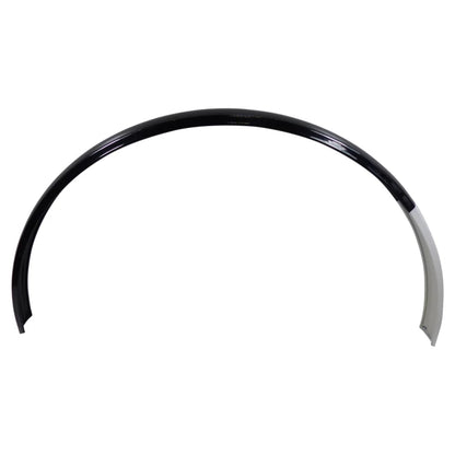 Garde boue arrière Velo Hollandais taille 28x1 3/8 (622-37) Compatible : Gazelle , batavus etc acier noir/blanc