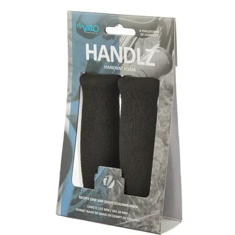 Poignée de Guidon Vélo  VTT, Handlz,  , Mousse, noir 125mm