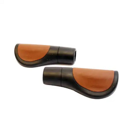 Poignée de guidon Widek, City comfort 110mm? NOIR/MARRON, 003541