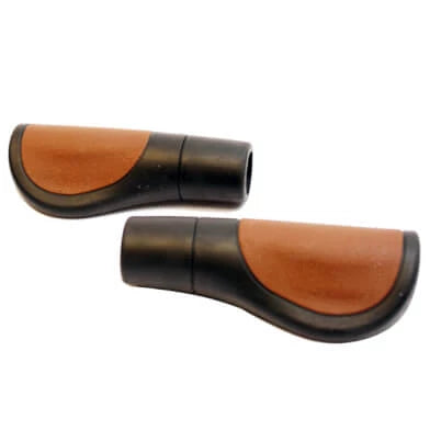 Widek: poignée guidon ville noir/ bruin comfort