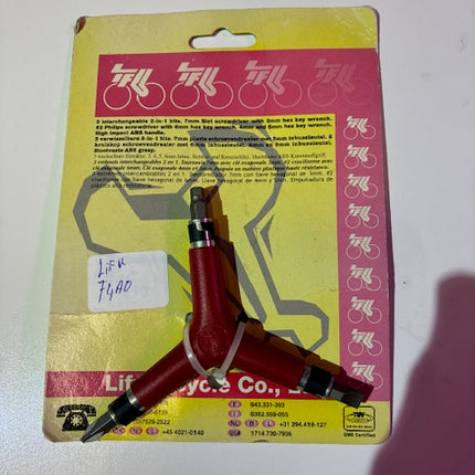 LIFU Multi outil 74A0 , 3 Embouts interchangeables 2 en 1.