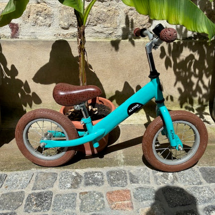 ALPINA  DRAISIENNE, ENFANT 12" SOLIDE, SELLE ET LE GUIDON REGLABLE