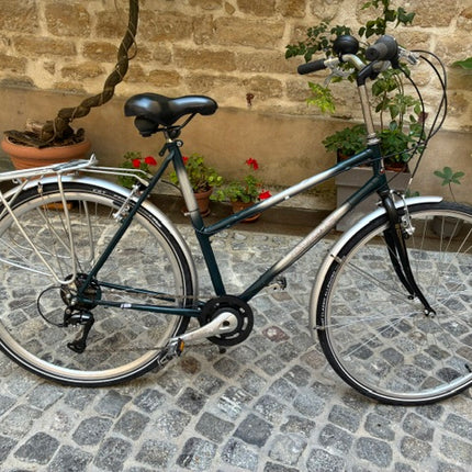 VELO OCCASION CYRUS VTC, CADRE MIXTE, EN ACIER, 6 VITESSES "OCCASION COMME NEUF"