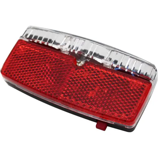Ikzi XC-120 LED Feu Arrière A Piles - Noir se fixe sur Porte bagages