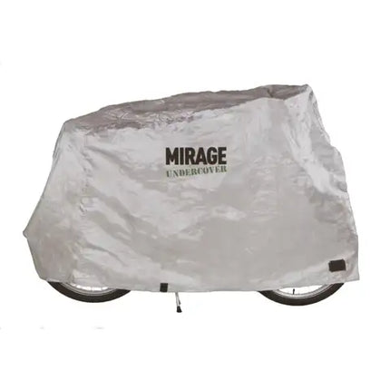 Housse de protection universelle pour vélo, de marque  Mirage Rainfall Silver, pour 1 vélo. Matériau : polyester 170D.Article no: KDFP40