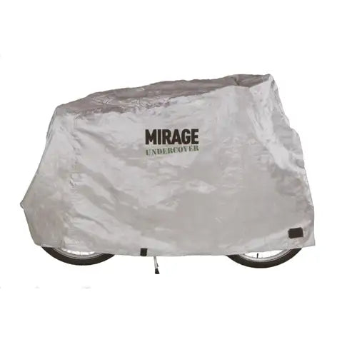 Housse de protection universelle pour vélo, de marque  Mirage Rainfall Silver, pour 1 vélo. Matériau : polyester 170D.Article no: KDFP40