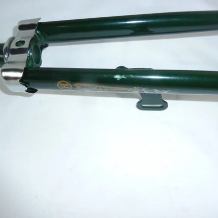 Fourche 26" Hollandais/ Ville, 1 pouce , cône, enjoliveur montés, pivot 25cm, filets12cm, couleur : Noir, Verte ou Grise