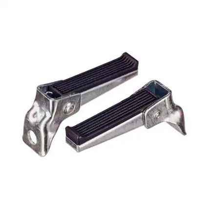 Bobike- Repose pieds se fixe sur l'axe arrière Chromée/noir