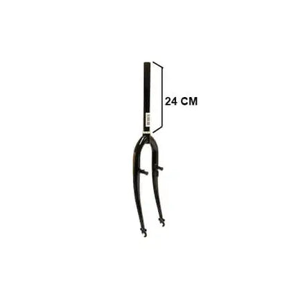 Fourche Avant 28",vélo tout chemin , 1/8 pouce, Noir, Pour frein Cantilever , V brake ou Frein Disque