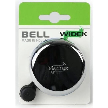 Widek Sonnette acier sonnette de vélo 55 mm acier argent pour guidon 22.2mm