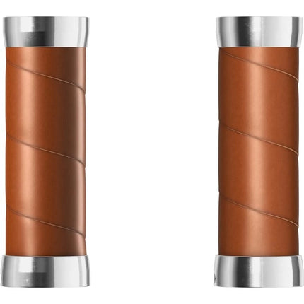 Brooks Slender, 2 X 100 mm Poignées  de guidon ,  EN CUIR - 100/100mm - couleur miel