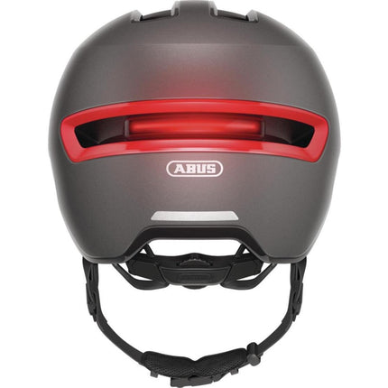 ABUS URBAN HUD Y TITANE avec éclairage arriere TAILLE 54/58CM