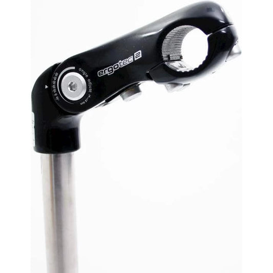 Ergotec Potence de guidon Kobra Vario tube 22.2/90 acier inoxy.