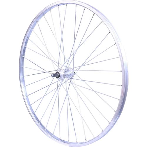 ROUE Arrière 28" (622-19C)  7/6 Vitesses, à visser, axe plein, simple paroi