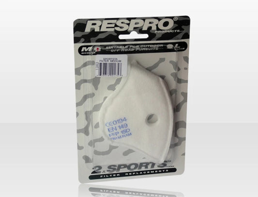 Filtre Respro Pour le modèle city, sportt ou techno vendu par 2 dans la boite