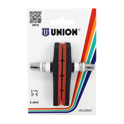Union Patin de frein  V-brake 80mm E-bike, La paire
